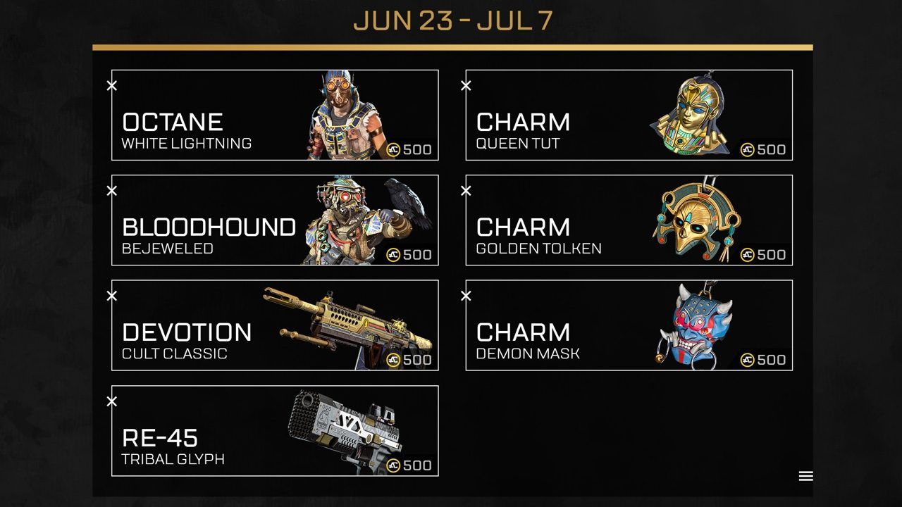 Apex Legends Lost Treasures Event special offers