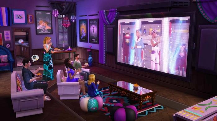 Sims 4 movie Hangout