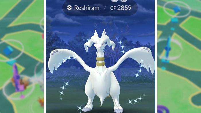 Pokémon GO Reshiram raids can be shiny.