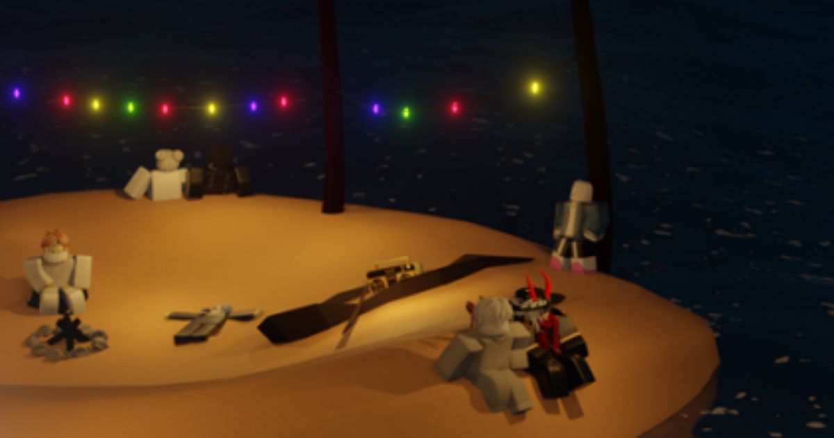 Image from Critical Legends, showing Roblox characters on an island