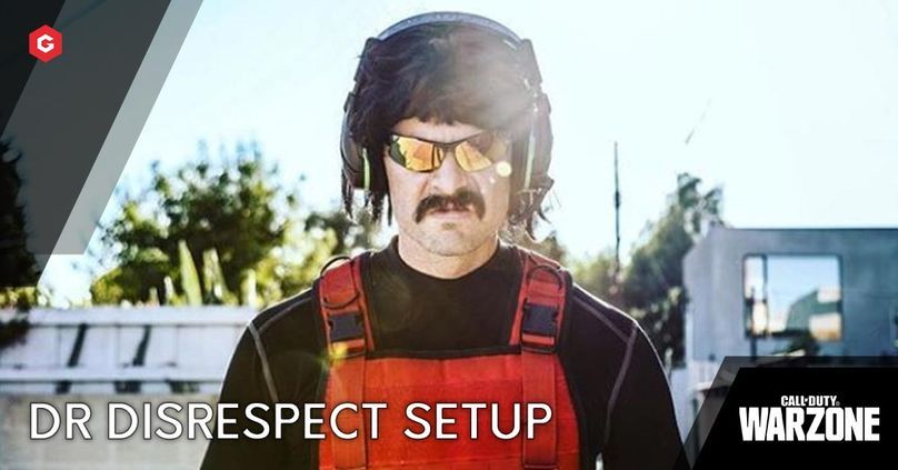 Warzone Season 4 Dr Disrespect Headset Mic Keyboard and Mouse Setup