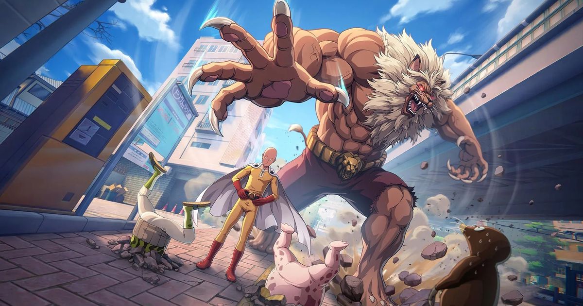 One Punch Man World codes - big monster behind One Punch Man and company