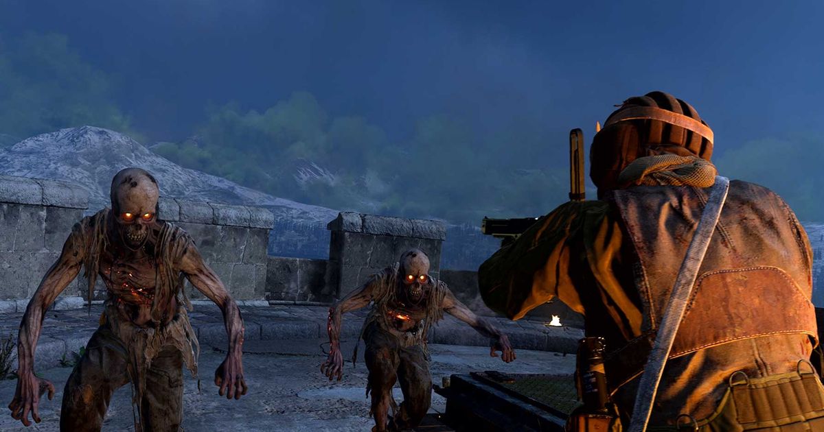 Image showing Modern Warfare player shooting Zombies