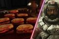 Some sandwiches in Skyrim and a character from Starfield.