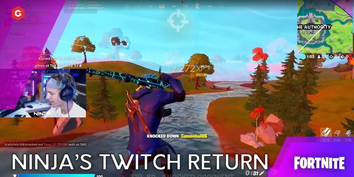 Ninja Returns To Twitch