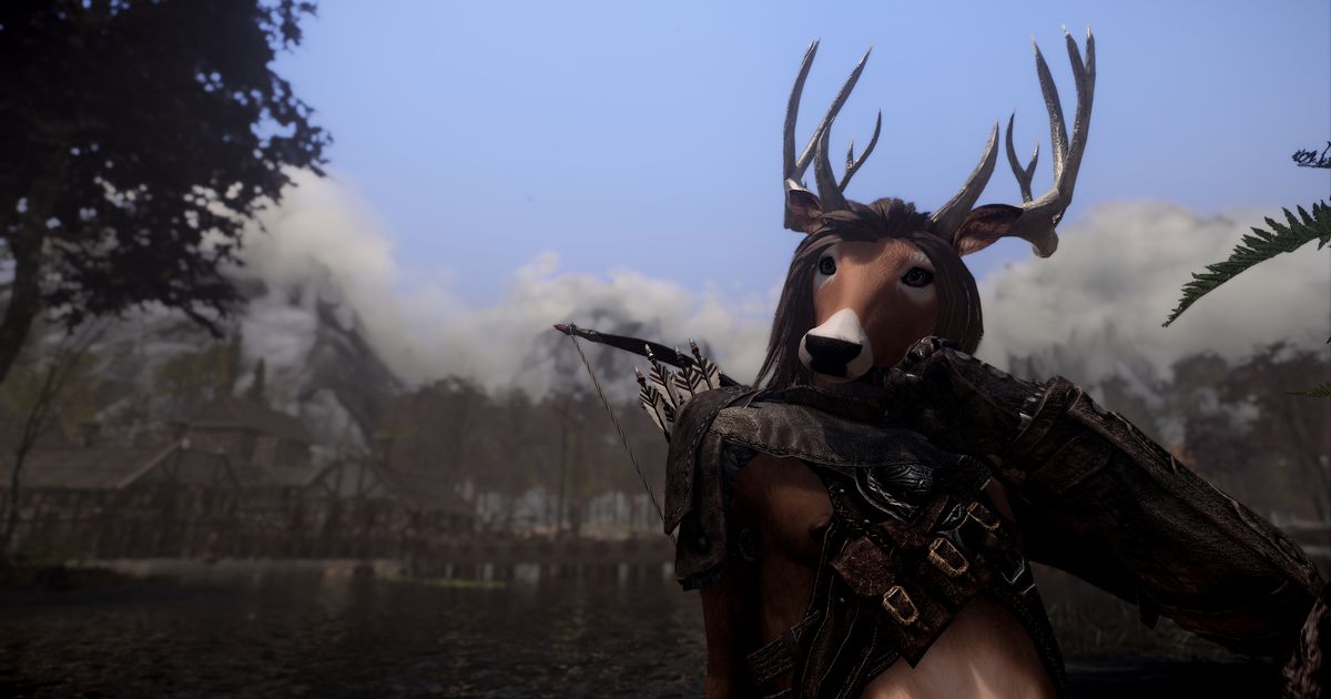 Skyrim's new deer follower.