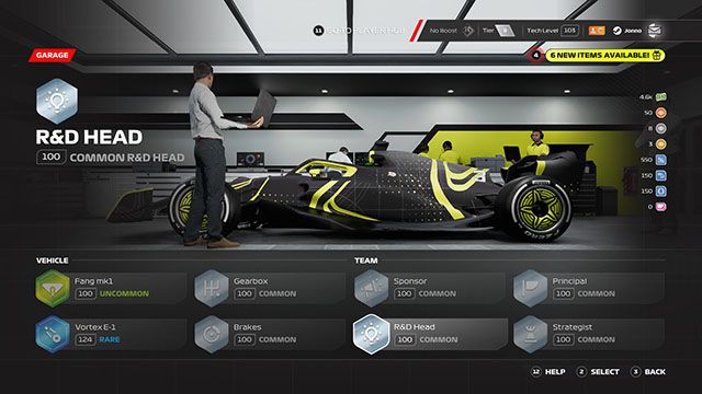 Screenshot showing F1 23 F1 World menu