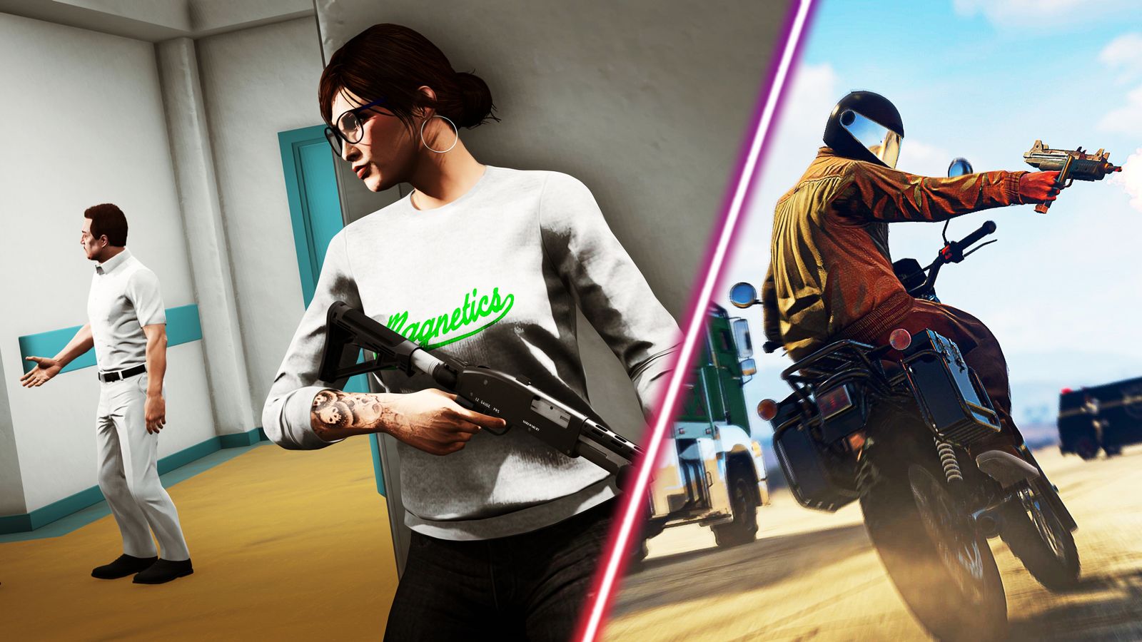 Some story-focused and single player-oriented content in GTA Online.