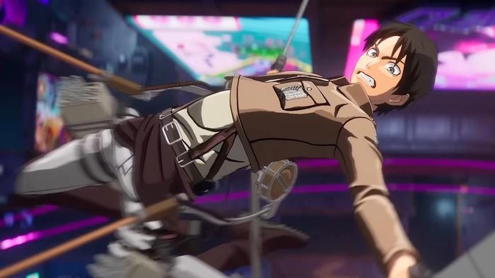 An image of Eren Yeager in the Fornite x Attack on Titan collaboration for Fortnite Chapter 4 Season 2. 