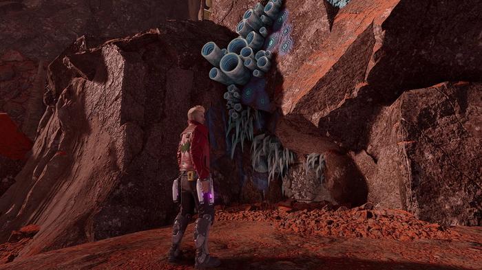 Guardians of the Galaxy Lamentis hero of halfworld outfit rocket's entrance hole