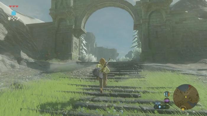 Image of Link exploring Hyrule in The Legend of Zelda: Breath of the Wild.