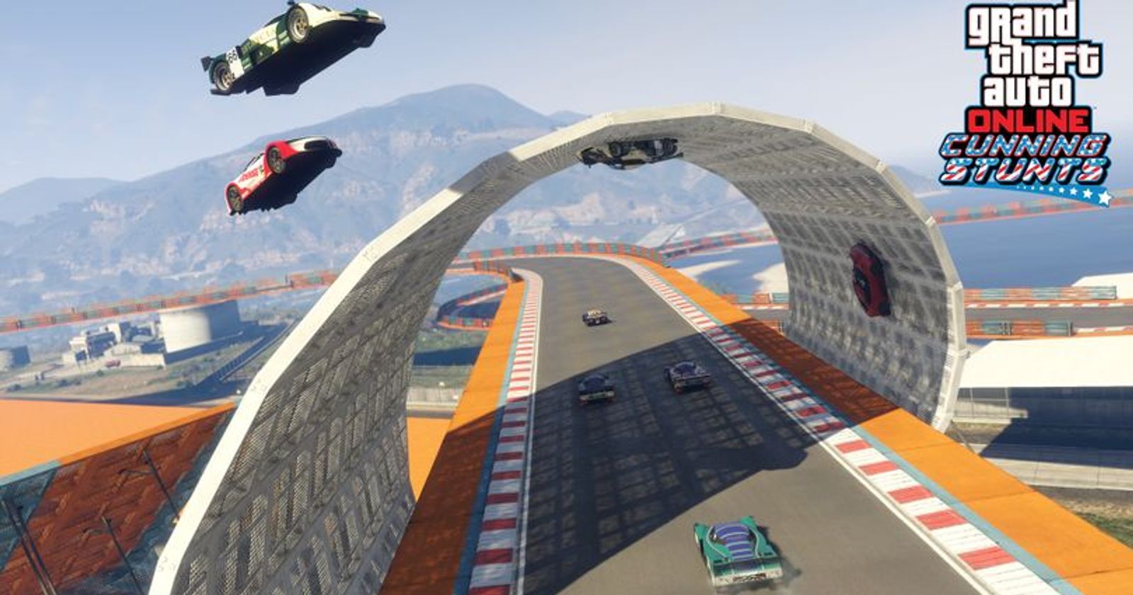 Play Stunt Race GTA V style, a game of Grand Theft Auto