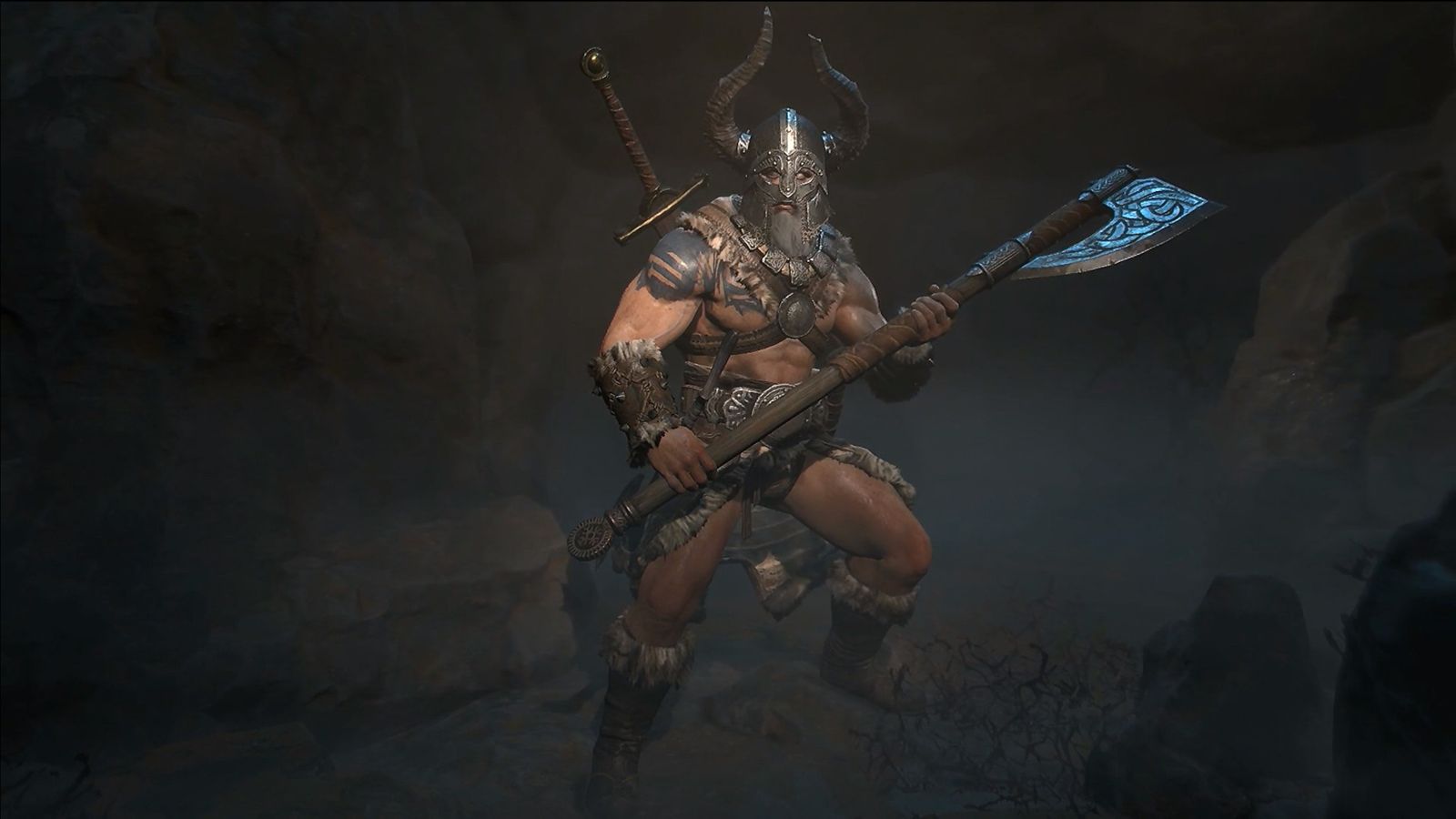 picture of the barbarian in diablo 4
