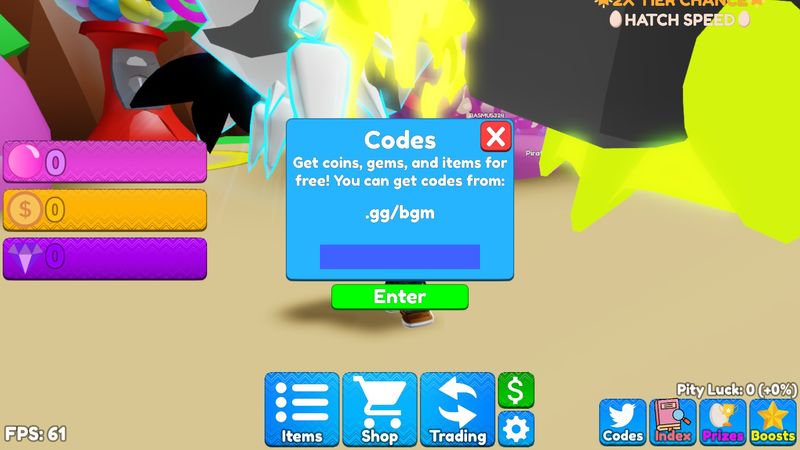 NEW* ALL WORKING CODES FOR BUBBLE GUM MAYHEM IN 2023! ROBLOX BUBBLE GUM  MAYHEM CODES 
