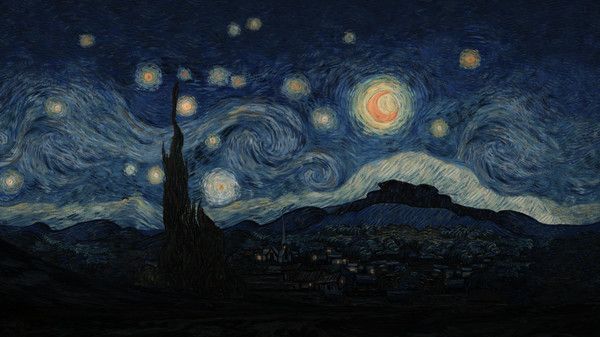 Picasso's Starry Night in VR.