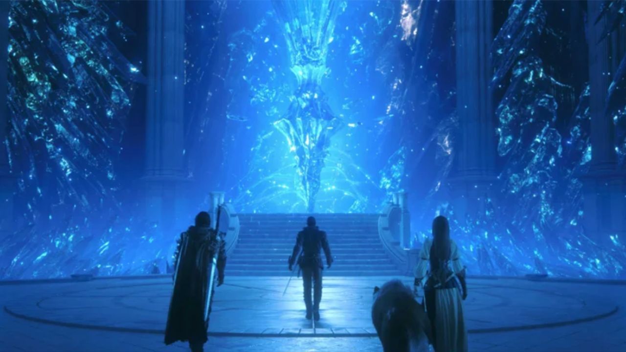 Multiple characters are going to the crystal in Final Fantasy XVI.