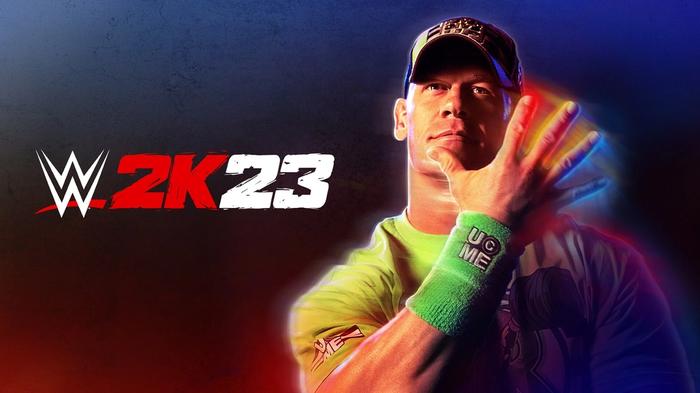 WWE 2K23 poster featuring John Cena