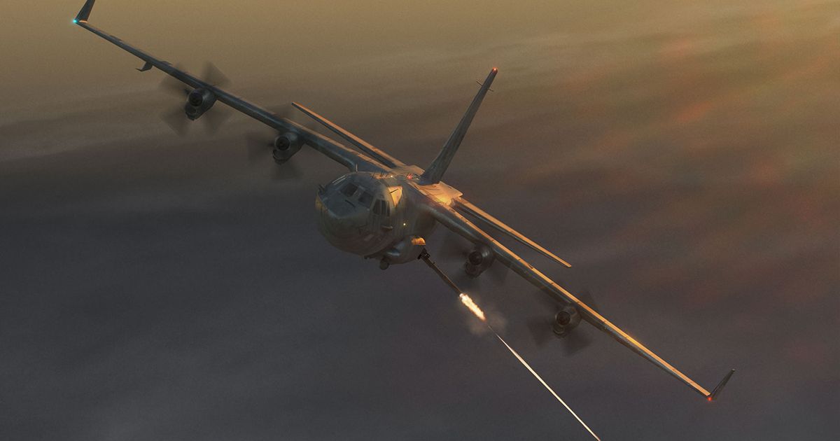 Image showing Gunship Killstreak from Modern Warfare