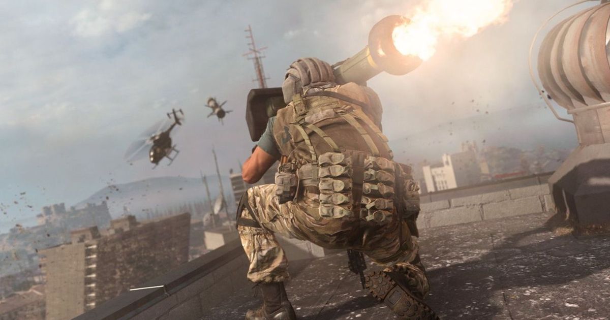 Image showing Modern Warfare player firing JOKR