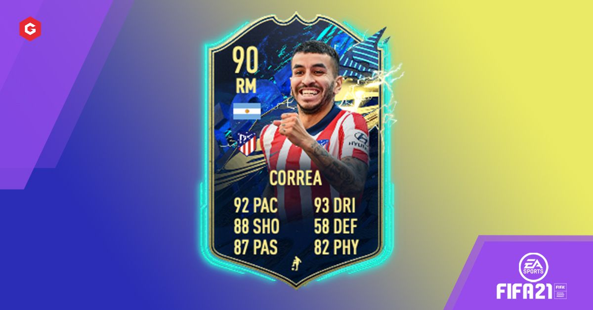 FIFA 21 TOTS Angel Correa Community Team of the Season Objectives