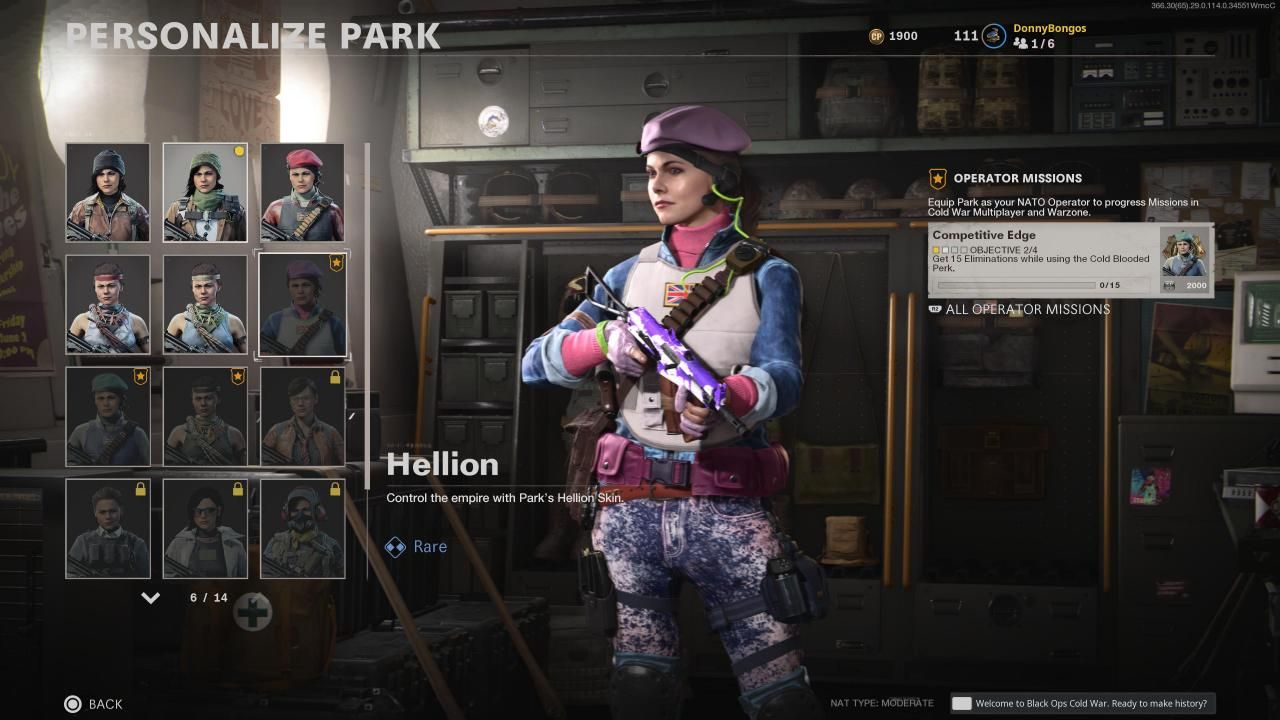 Park Hellion Operator Skin