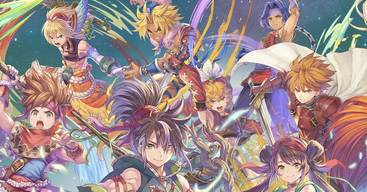 Image of a group of characters in Echoes of Mana.