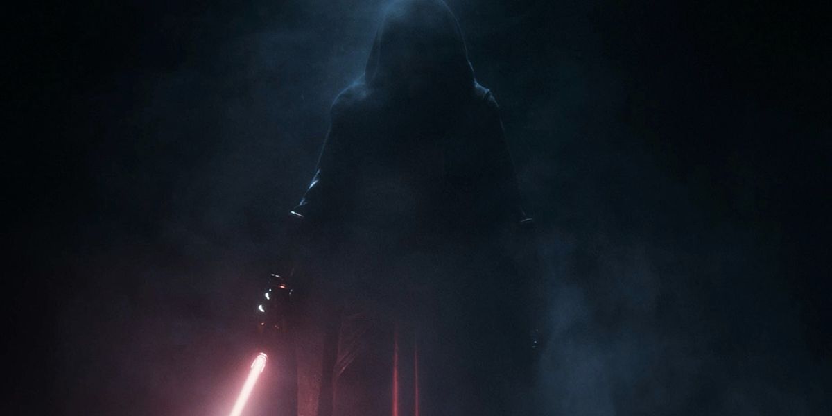 Image of a Sith wielding a lightsaber in Knights of the Old Republic.