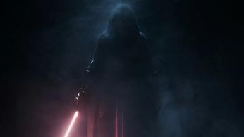 Image of a Sith wielding a lightsaber in Knights of the Old Republic.