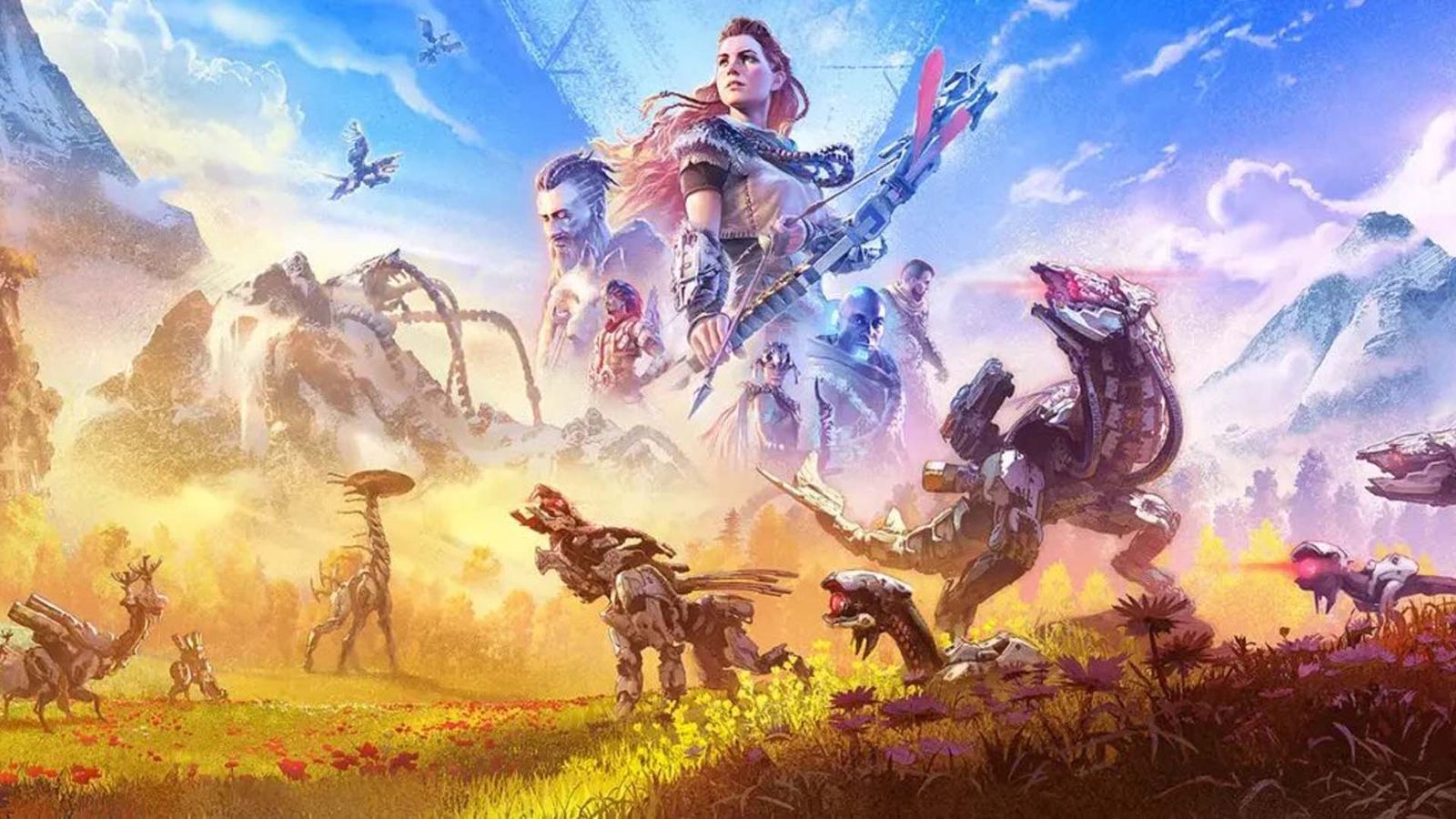 Promotional banner for Horizon Zero Dawn Remastered