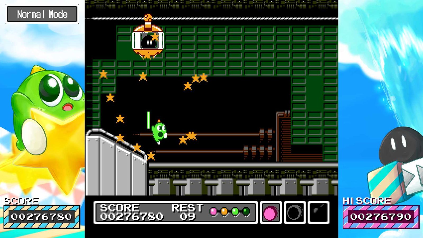A gameplay screenshot from Gimmick Special Edition