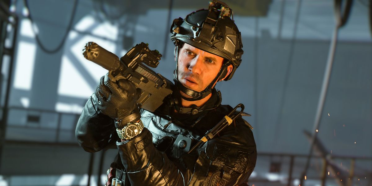 Image showing Modern Warfare 2 player holding gun
