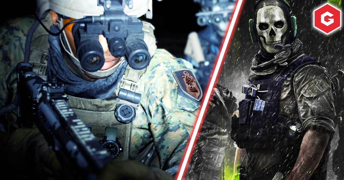 Image showing Modern Warfare 2 night vision goggles and Ghost