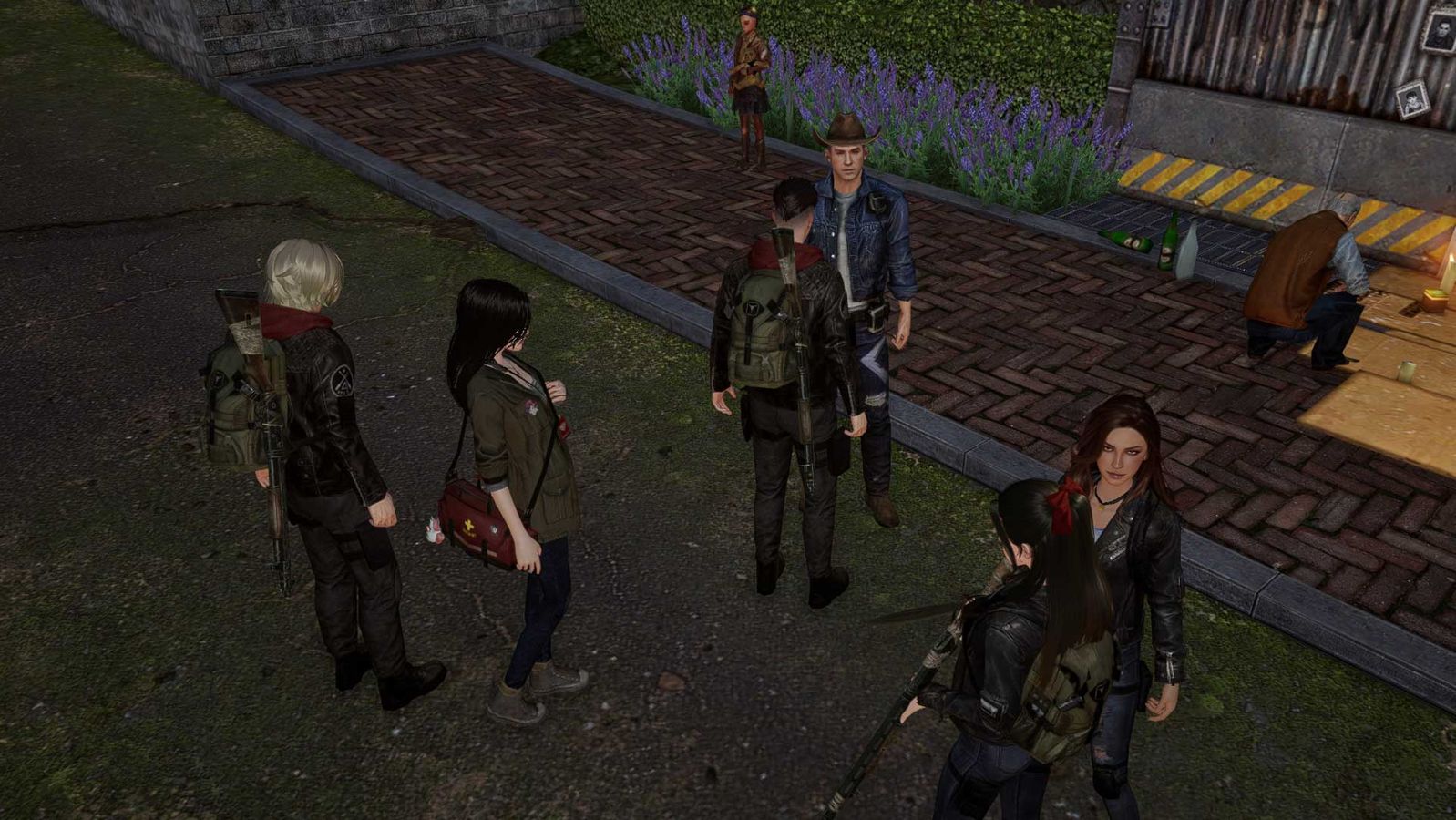 A group of characters in Undawn.