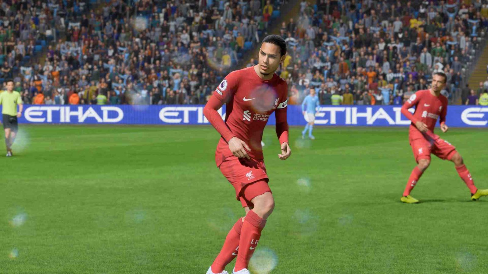 Image of Virgil van Dijk in FIFA 23.