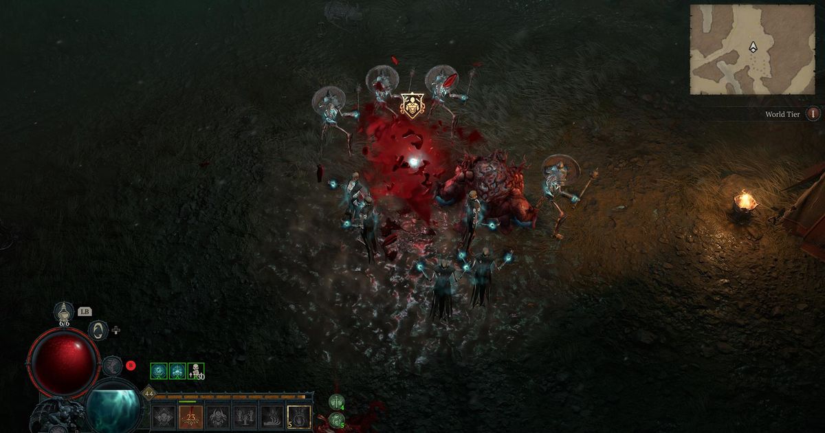 The Blood Mist is one of the most useful Necromancer skills, thanks to healing and immunity.