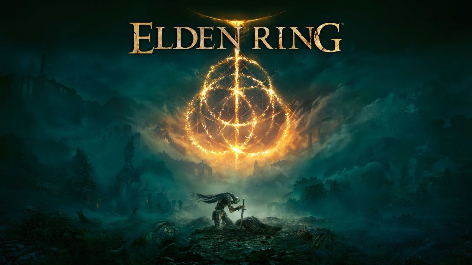 An image of Elden Ring's title page. 