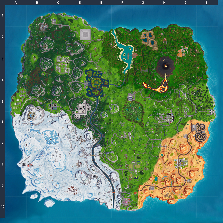 Fortnite: All Old Fortnite Maps From Chapter 1 And Chapter 2