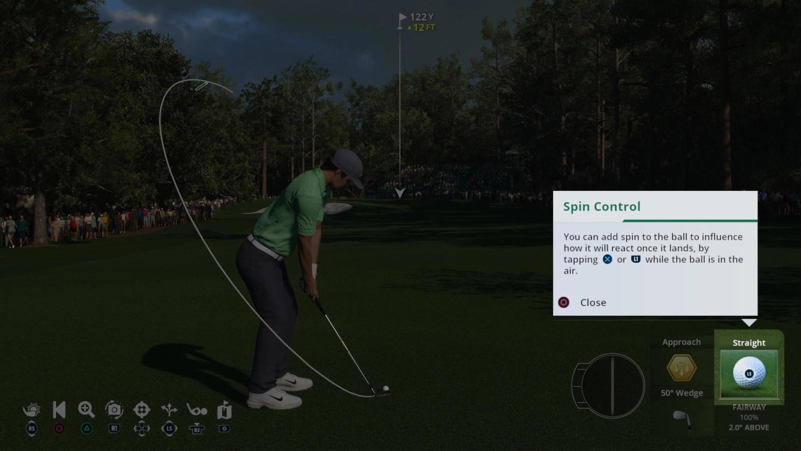 How to get backspin in EA PGA Tour