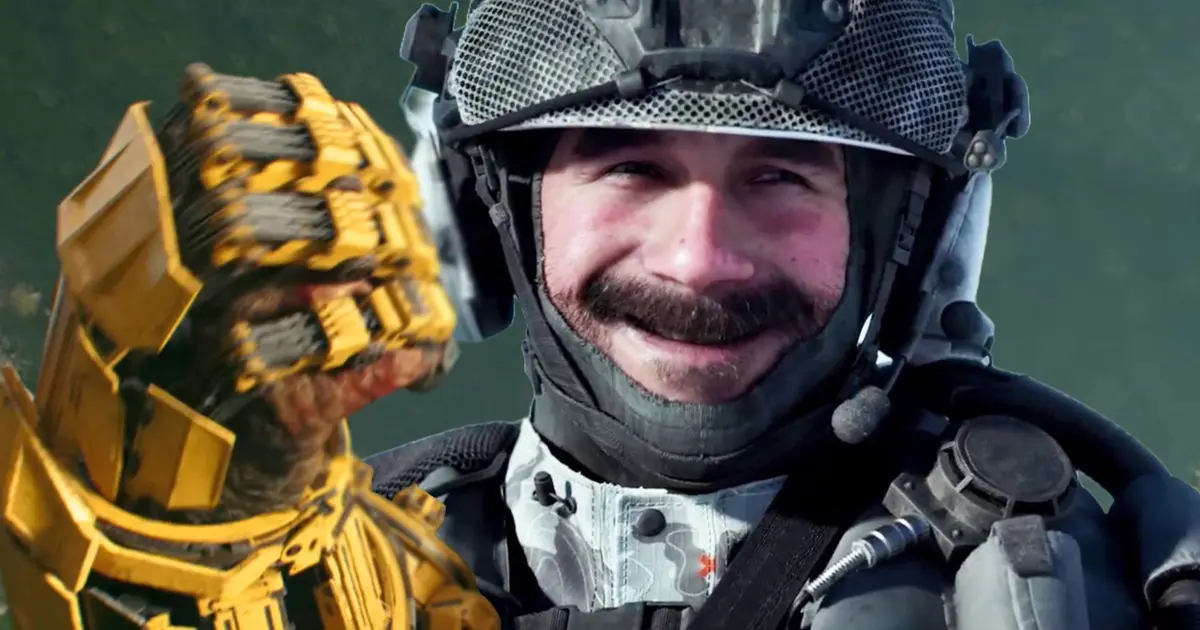 Captain Price wearing the Kong BEAST glove from Modern Warfare 3 and Warzone