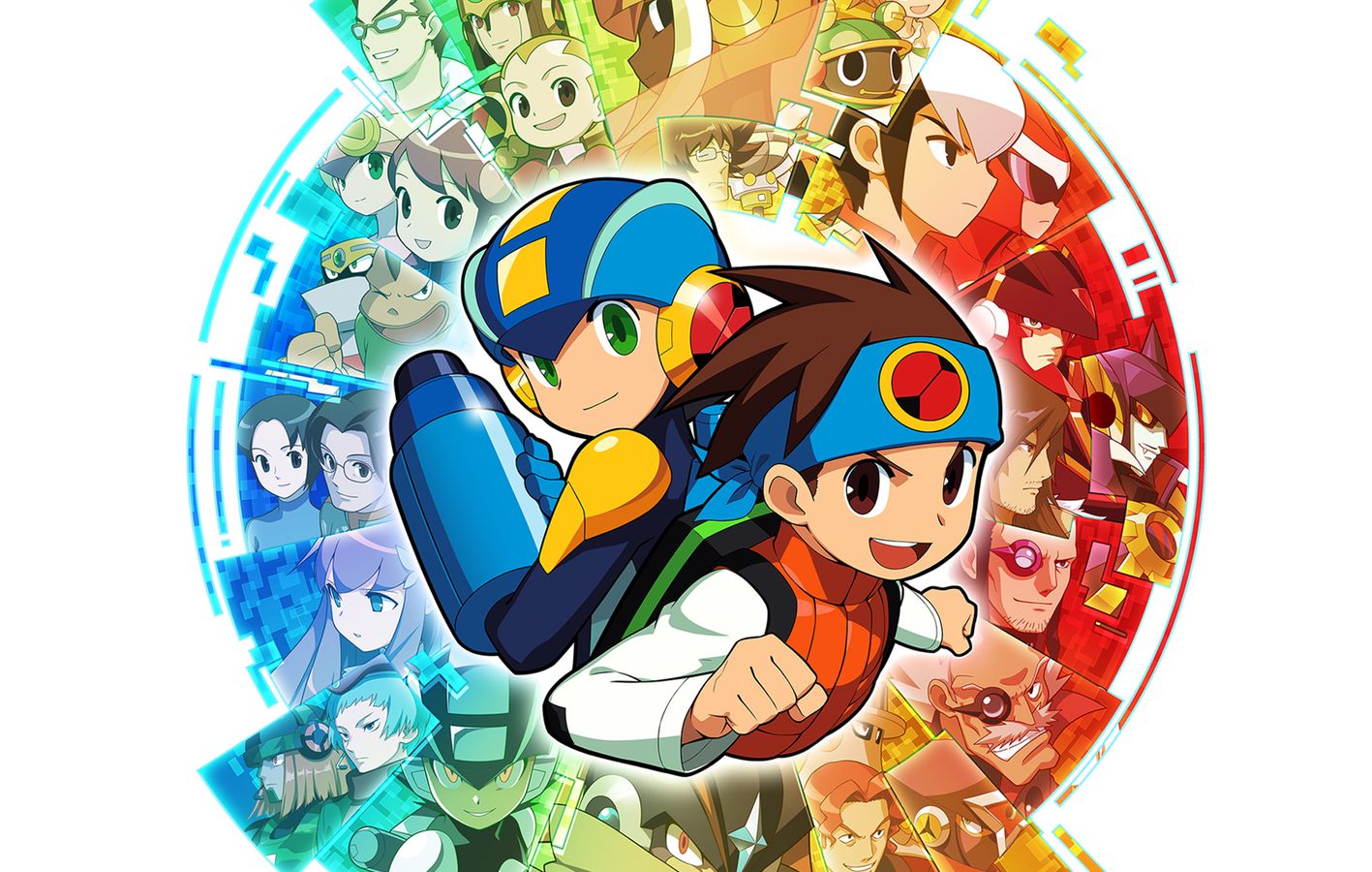 Key art for Megaman Battle Network Legacy Collection