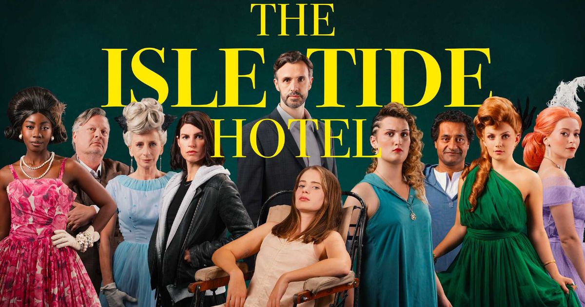 The hotel's inhabitants in a promotional image from The Isle Tide Hotel.