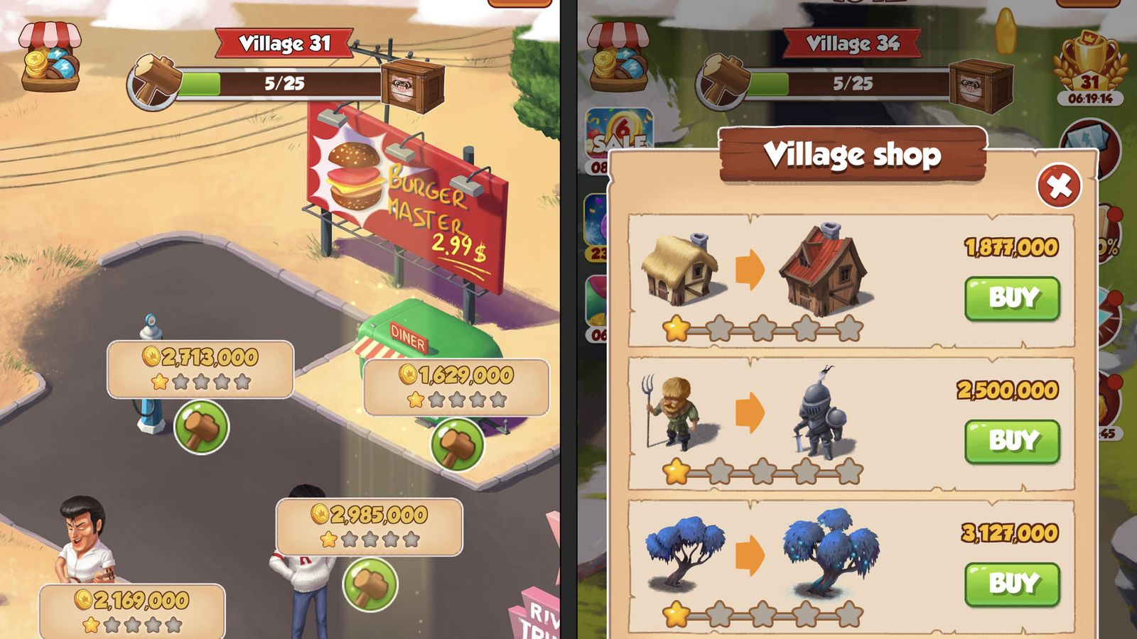 You can upgrade your Coin Master village in a number of ways.