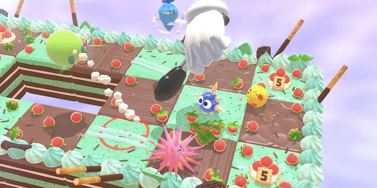 Image of a match in Kirby's Dream Buffet