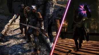 Some bandits in Skyrim.