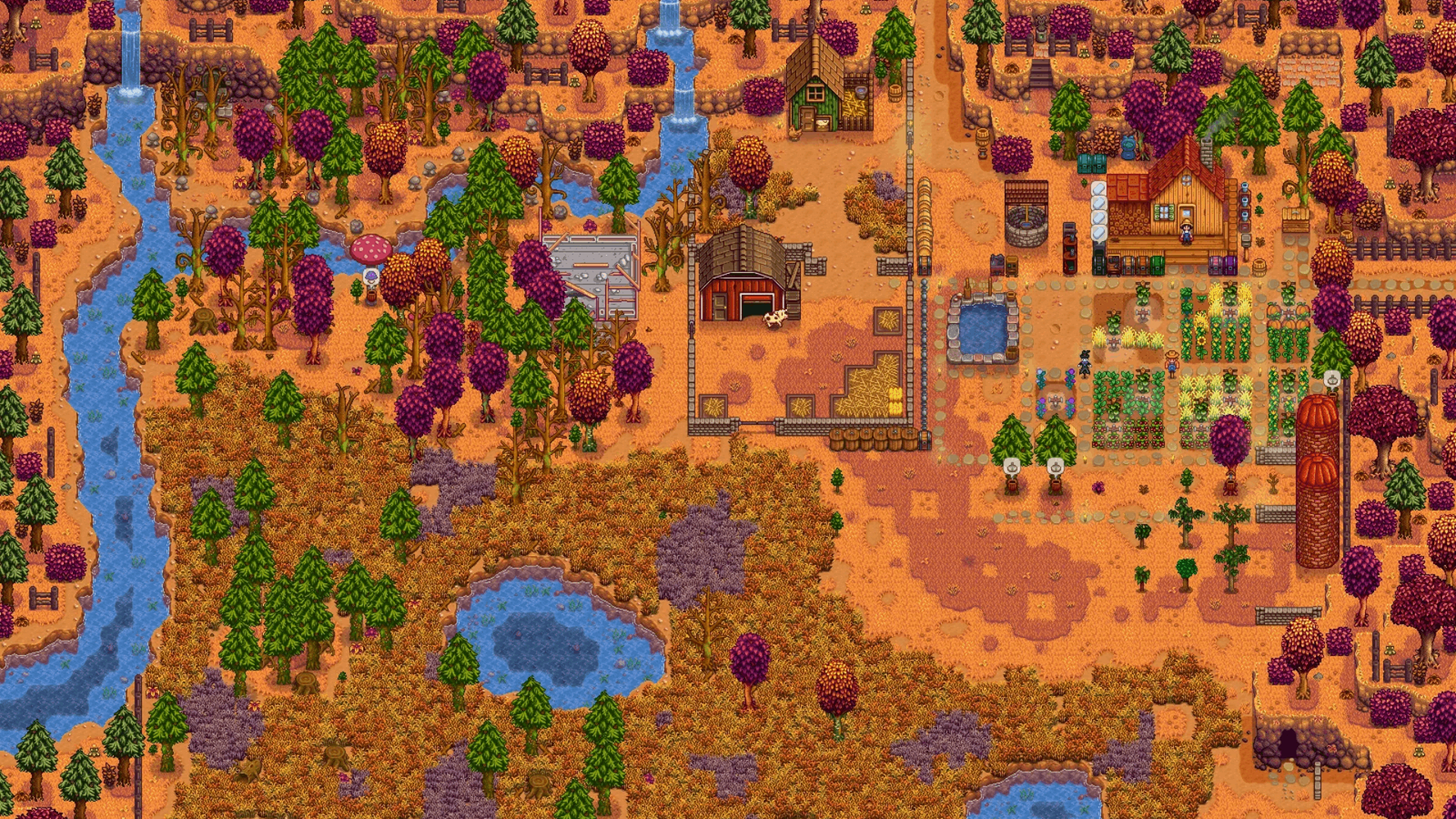 stardew valley meadowlands farm overview