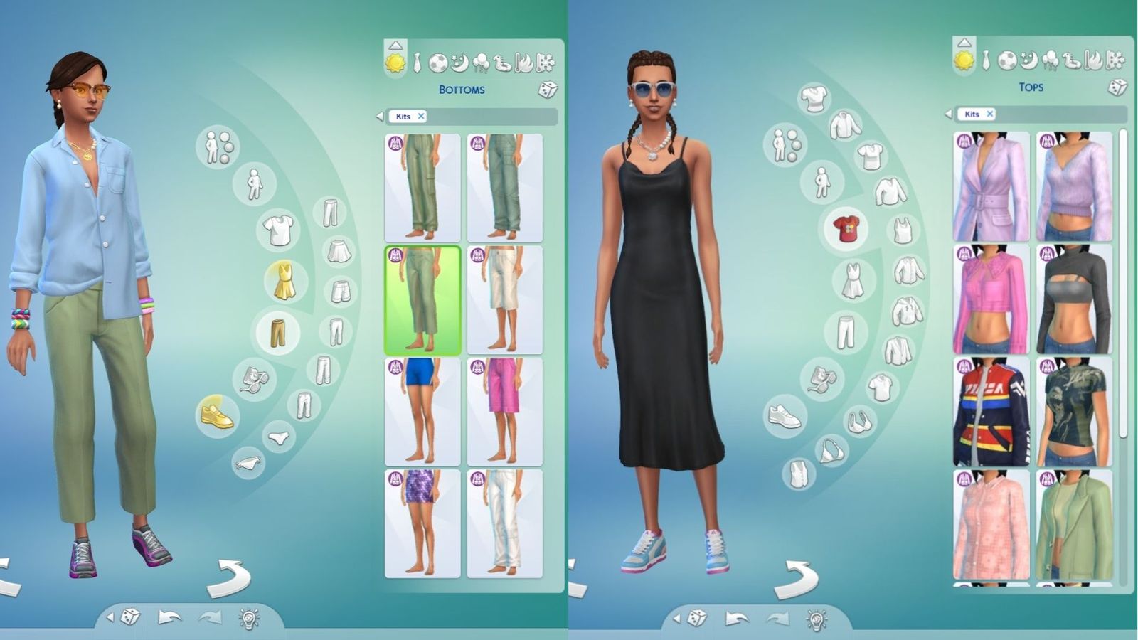 Moonlight Chic kit from Sims 4