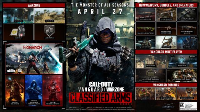 CoD: Vanguard Season Three roadmap details maps and trophy systems