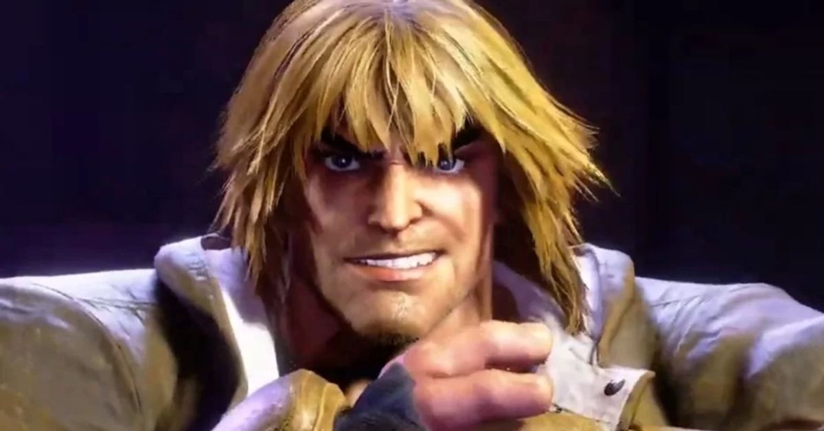 A fighter grinning in Street Fighter 6.
