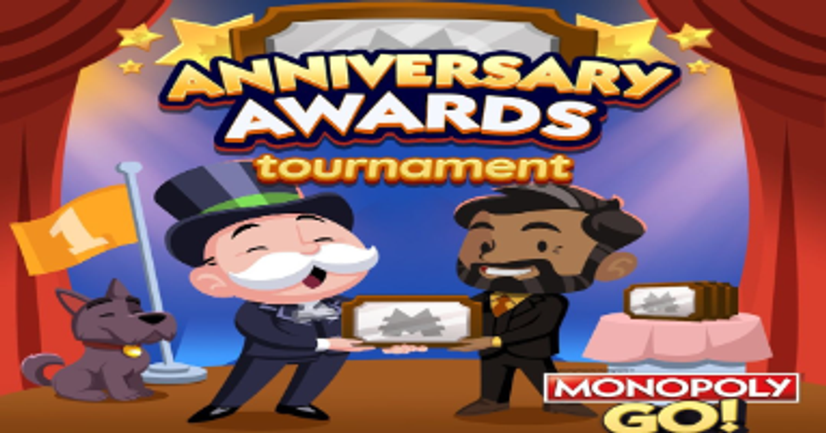 Anniversary Treasures rewards in Monopoly Go
