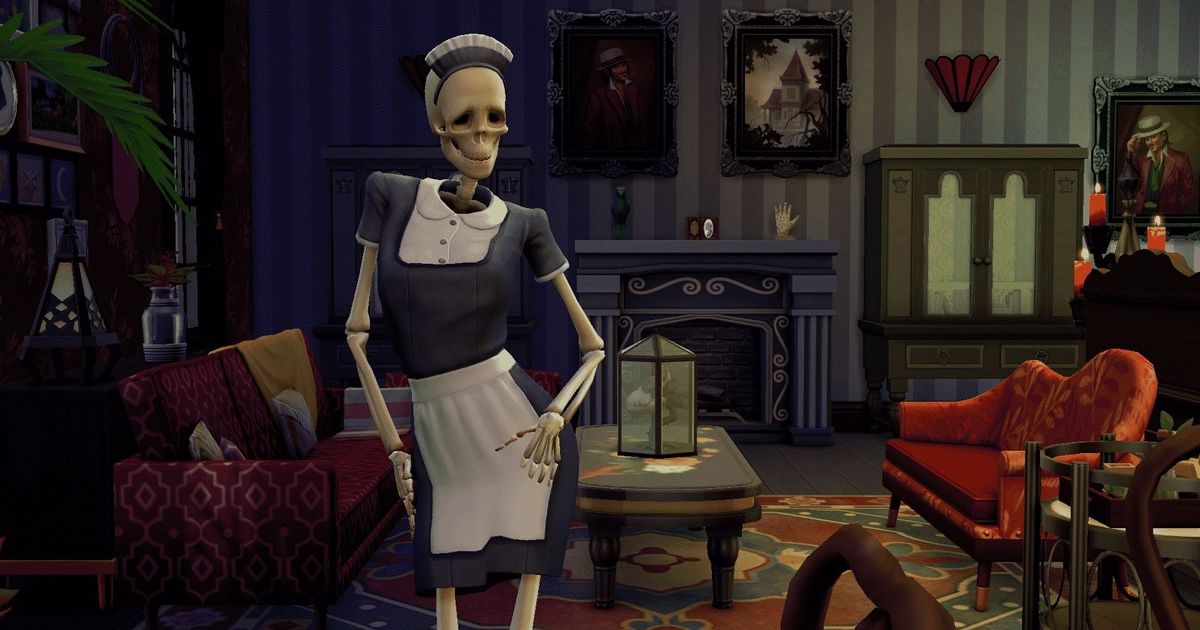 Bonehilda in Sims 4, sims 4 Stuff Packs